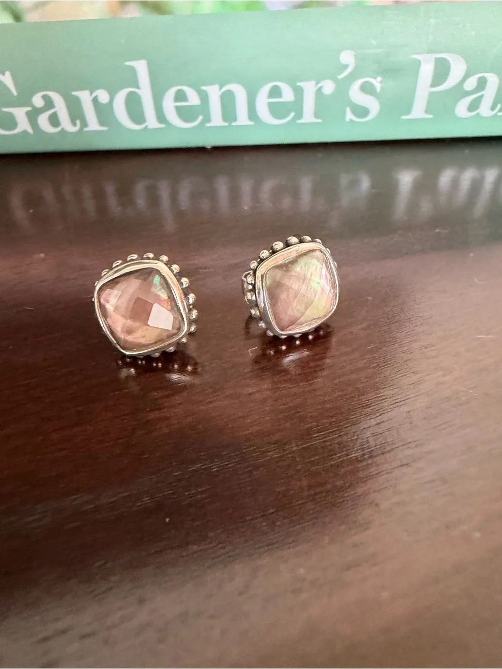 Lagos Caviar Smokey Topaz Sterling Silver Stud Earrings